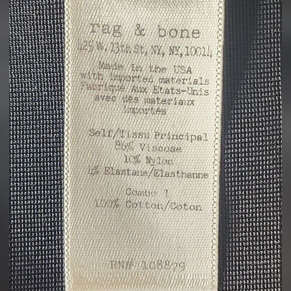 rag & bone Black Midi Dress - Picture 6 of 7